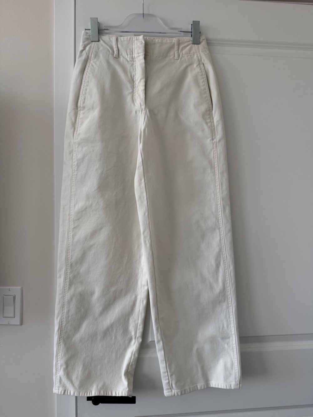 Wilfred Wide-Leg Pants in Off-White/Cream